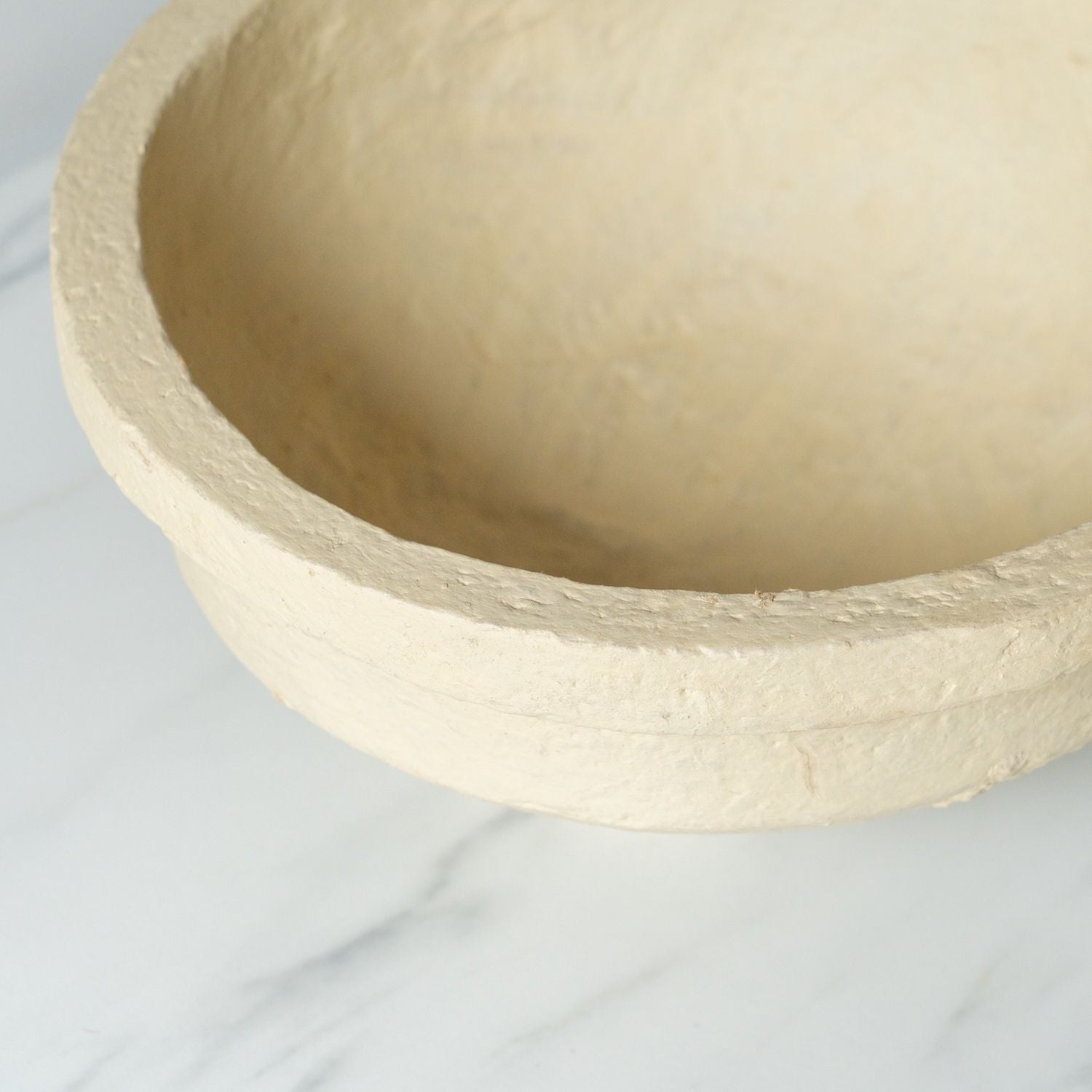 Round Paper Mache Bowl bowl Luxe B Co (Faire)