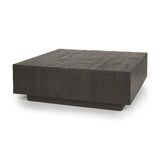 Hutton Square Coffee Table 4 - c - FURNITURE - coffee table - square Mercana Dark Brown Wood