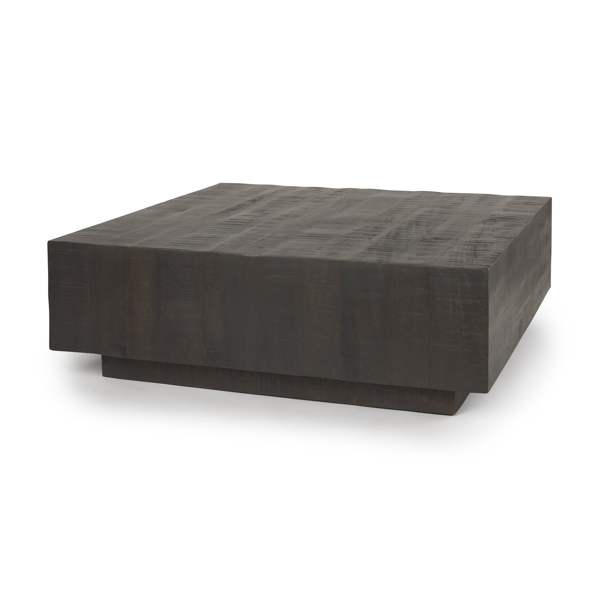 Hutton Square Coffee Table 4 - c - FURNITURE - coffee table - square Mercana Dark Brown Wood