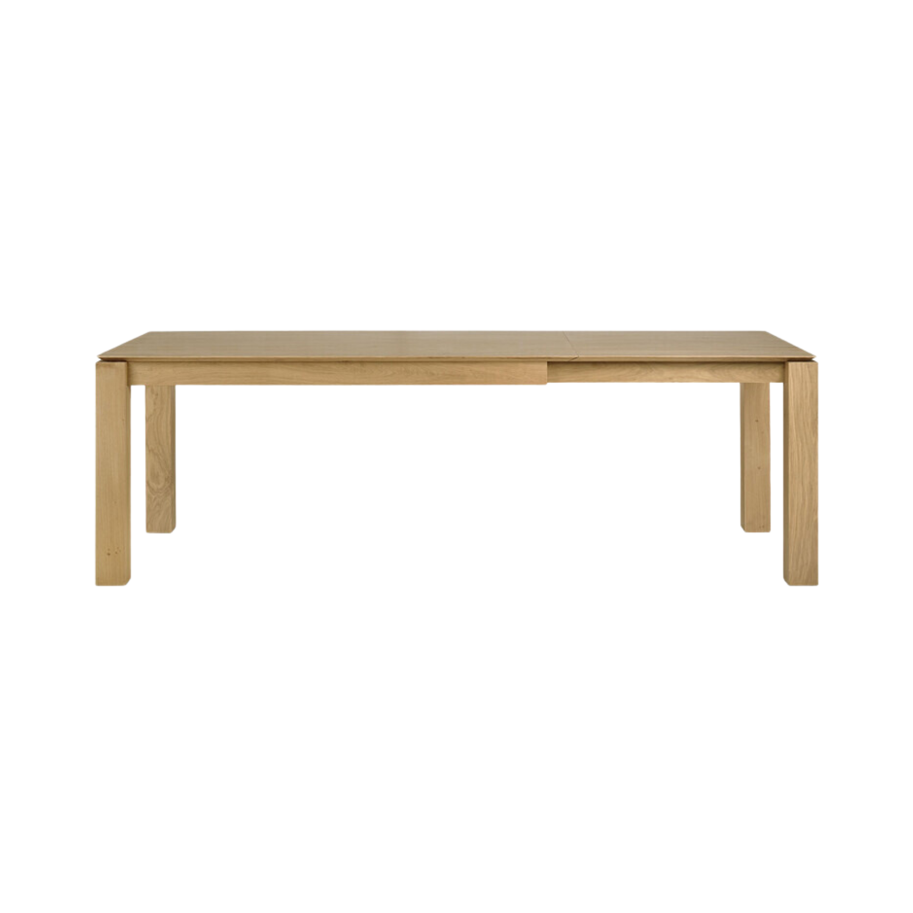 Slice Extendable Dining Table 9 - b - FURNITURE - dining table - rectangle Ethnicraft 63"/94.5"