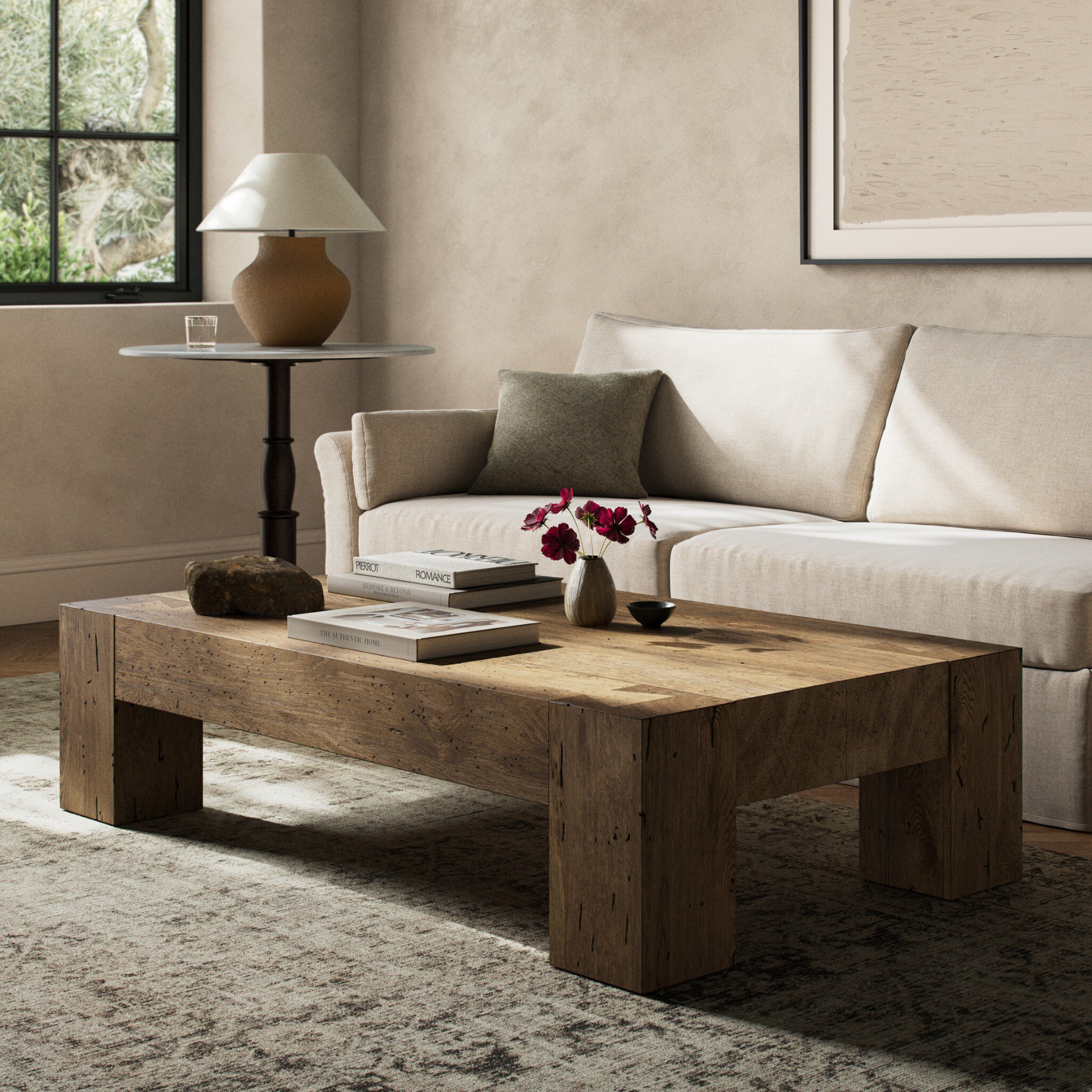 Amos Rectangular Coffee Table 4 - a - FURNITURE - Coffee Table Four Hands