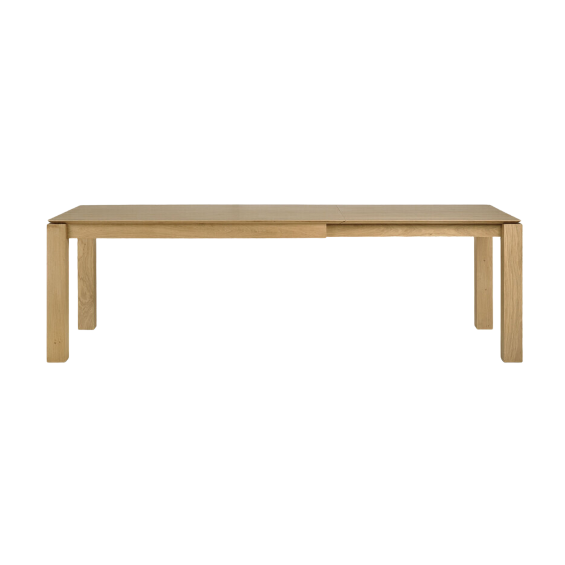 Slice Extendable Dining Table 9 - b - FURNITURE - dining table - rectangle Ethnicraft 71"/110"