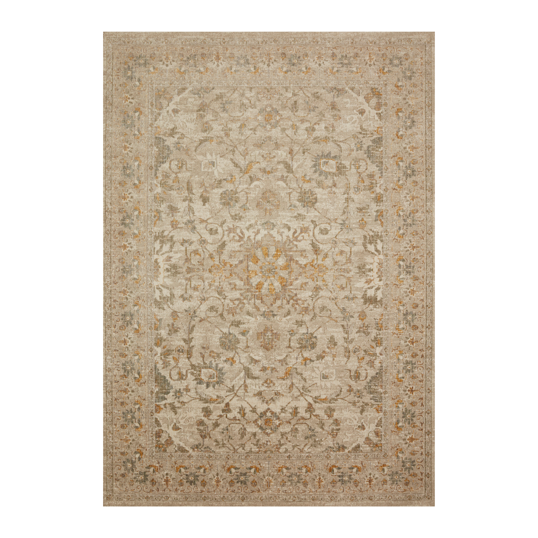 Chris Loves Julia x Loloi Rosemarie Ivory / Natural Rug RUGS - patterned Loloi