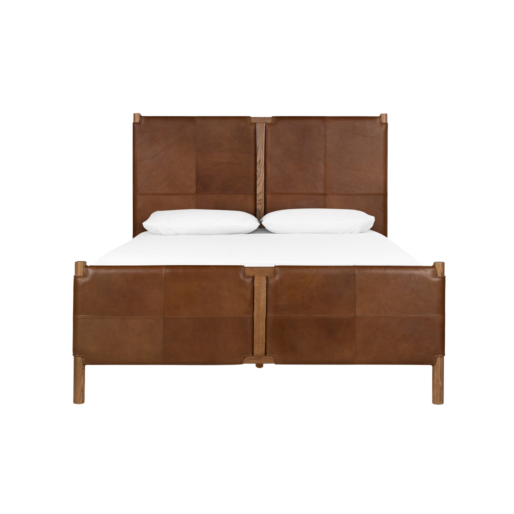 Santoro Bed 13 - FURNITURE - bed Four Hands Heirloom Sienna Queen