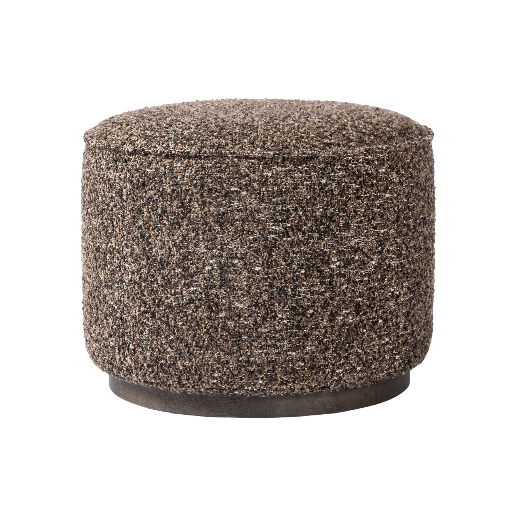 Samson Round Ottoman Ottomans Four Hands Ivan Granite