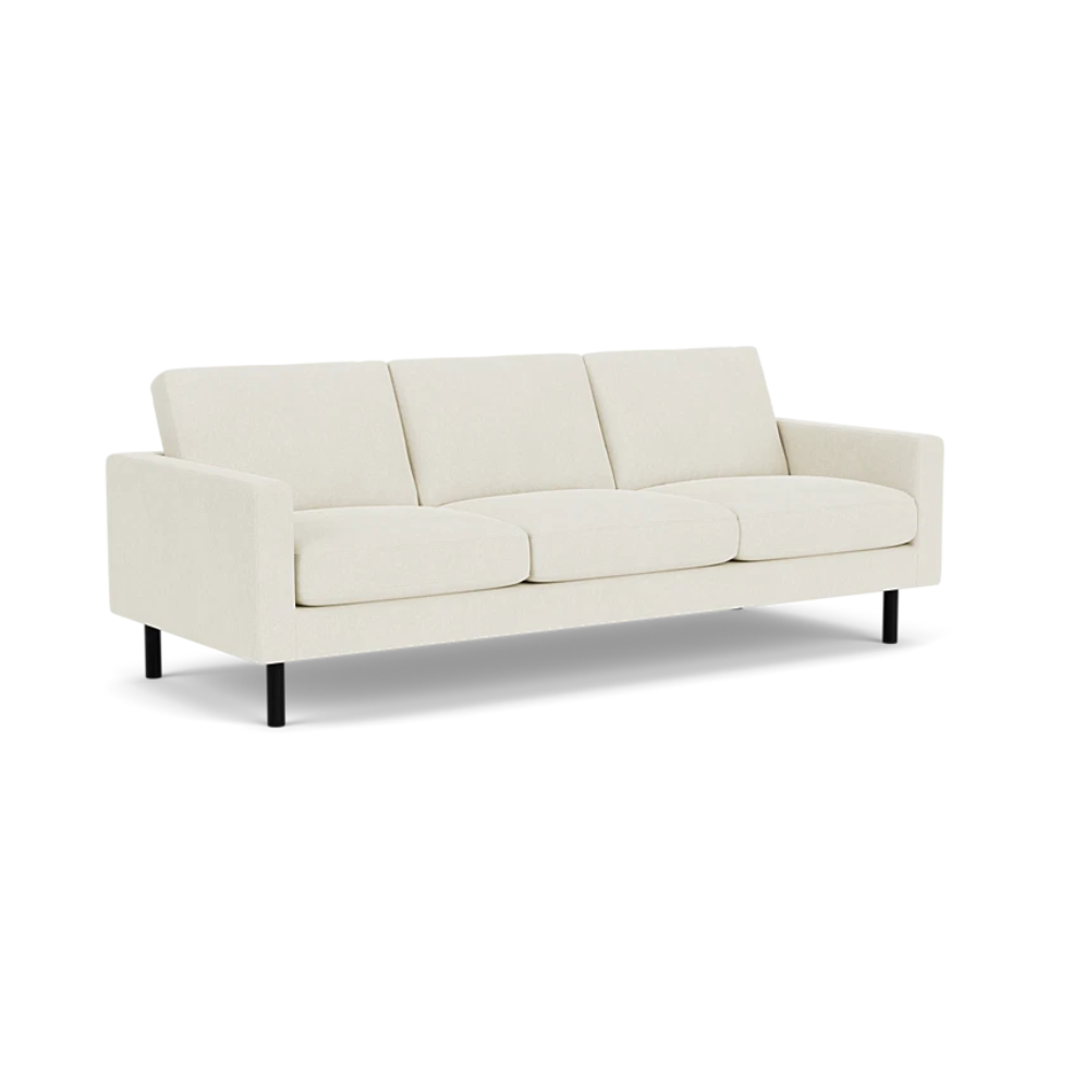 EQ3 Joan 87" Sofa - Custom Upholstery Grade 50 1 - FURNITURE - sofa EQ3 Black Ash Coda Marble