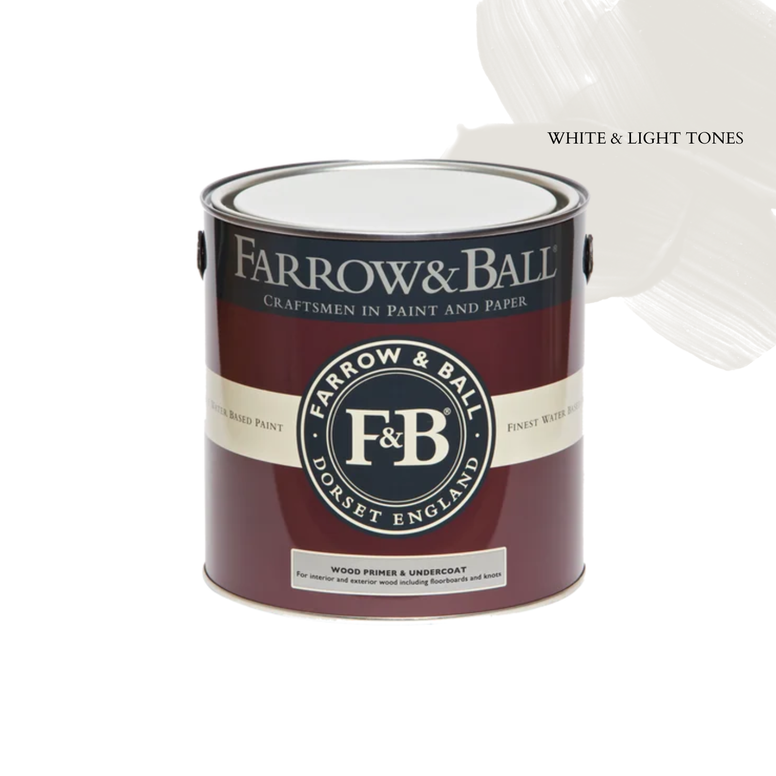 Farrow & Ball Wood Primer and Undercoat - White and Light Tones PAINT - Farrow & Ball Farrow & Ball