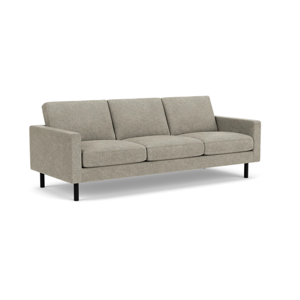 EQ3 Joan 87" Sofa - Custom Upholstery Grade 50 1 - FURNITURE - sofa EQ3 Black Ash Coda Concrete