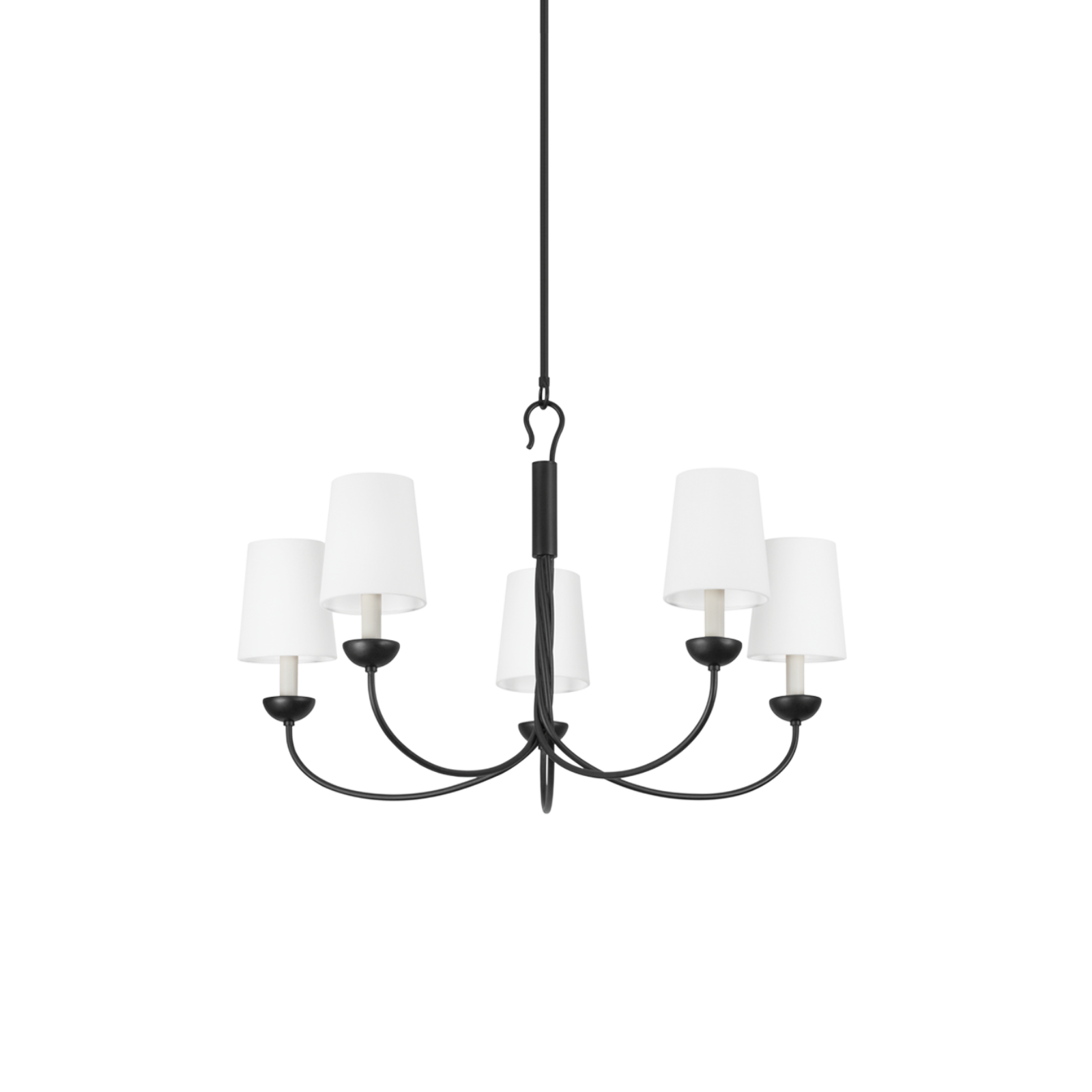 Montpelier Chandelier - Small LIGHTING - chandelier Hudson Valley Lighting Aged Iron
