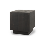 Hutton Side Table 5 - a - FURNITURE - accent table - wood Mercana Dark Brown Wood