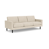 EQ3 Joan 87" Sofa - Custom Upholstery Grade 50 1 - FURNITURE - sofa EQ3 Black Ash Coda Beach