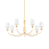 Montpelier Chandelier - Large LIGHTING - chandelier Hudson Valley Lighting Vintage Gold Leaf