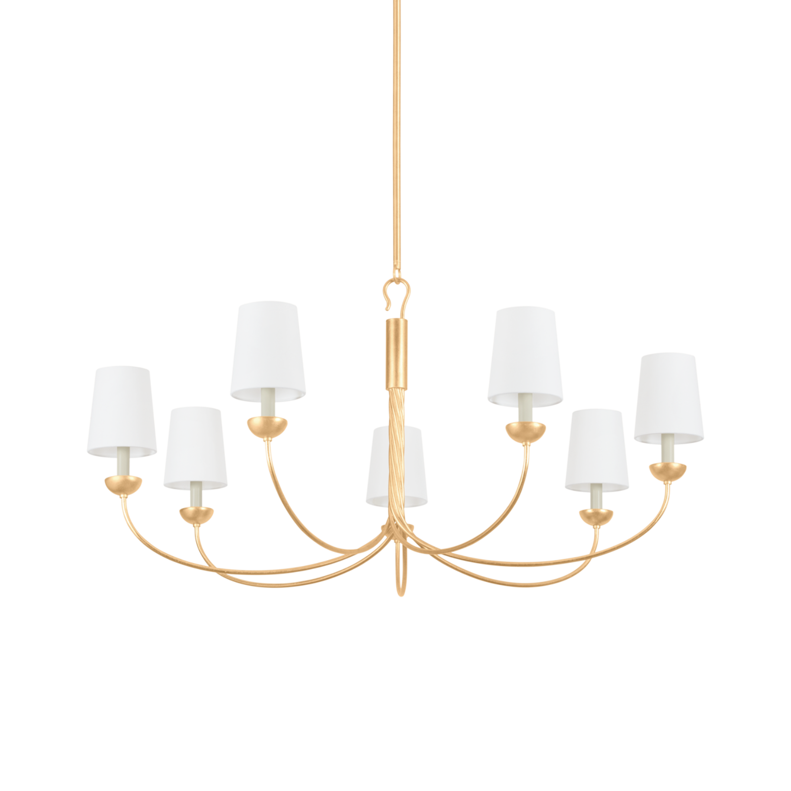 Montpelier Chandelier - Large LIGHTING - chandelier Hudson Valley Lighting Vintage Gold Leaf