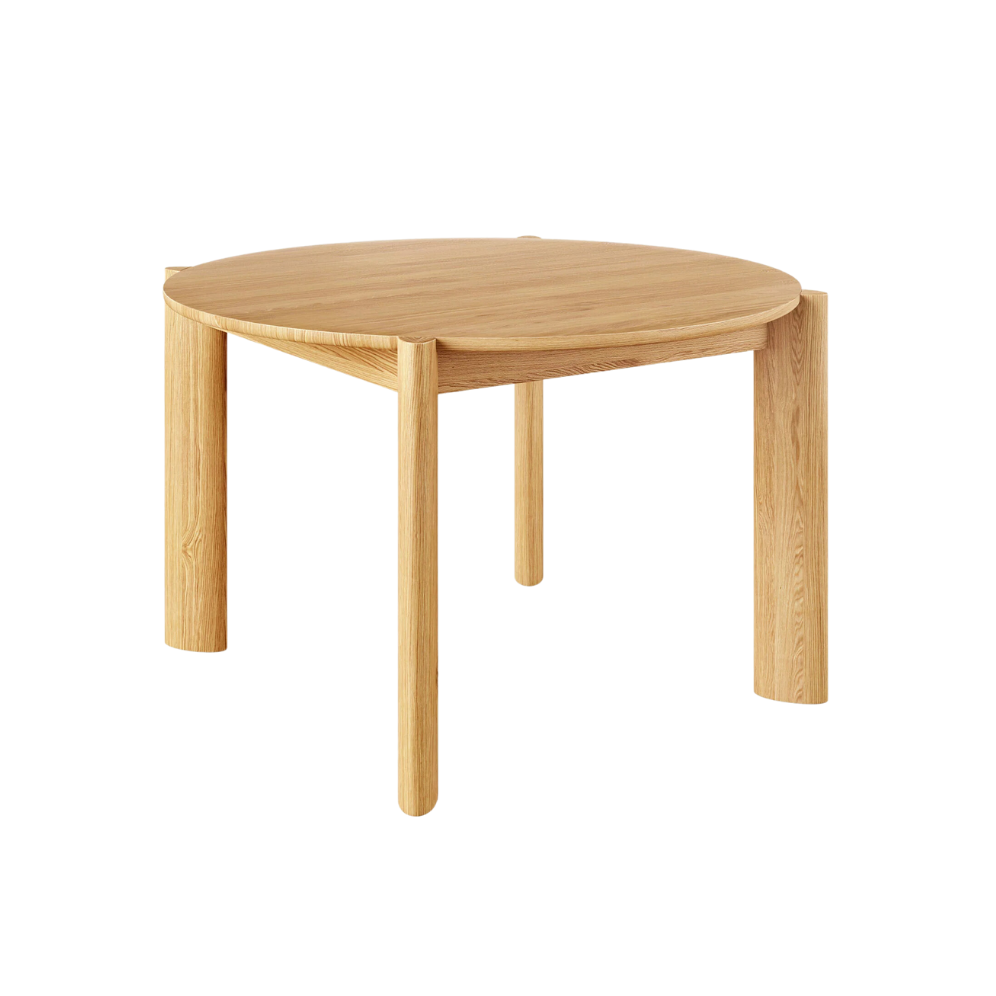 Gus* Modern Bancroft Round Dining Table 9 - a - FURNITURE - dining table - round Gus White Oak