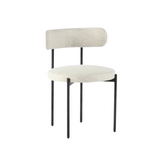 Clover Dining Chair 10 - a - FURNITURE - dining chair LH IMPORTS Macadamia Travertine
