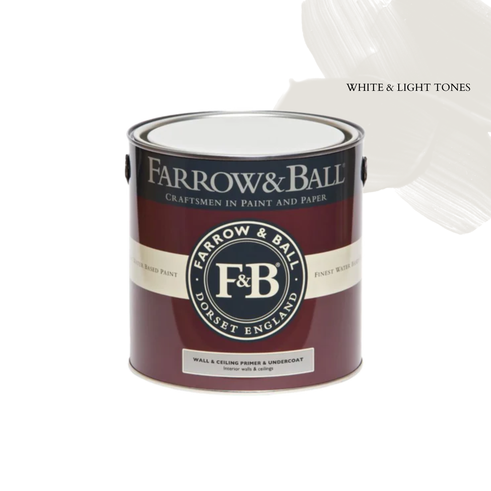 Farrow & Ball Wall/Ceiling Primer and Undercoat - White and Light Tones PAINT - Farrow & Ball Farrow & Ball