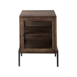 Ariel Side Table 14 - FURNITURE - nightstand Mercana Medium Brown