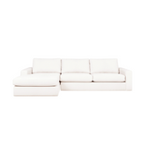 Gus* Modern Ashdale Sectional Sectionals Gus Merino Cream Left