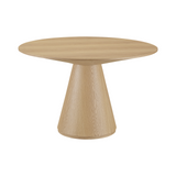 Ortega Dining Table 9 - a - FURNITURE - Dining Table - round Moe's Furniture Oak