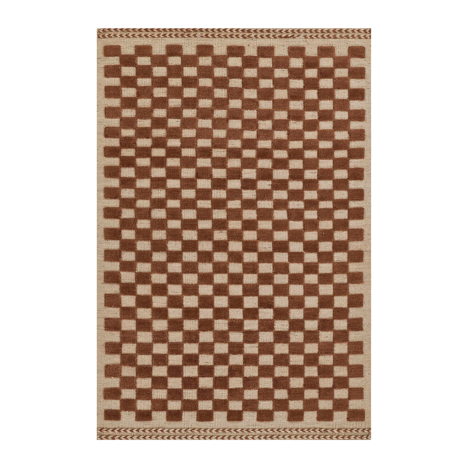 Willa Brown Checkerboard Rug 0-rugs-wool Momeni