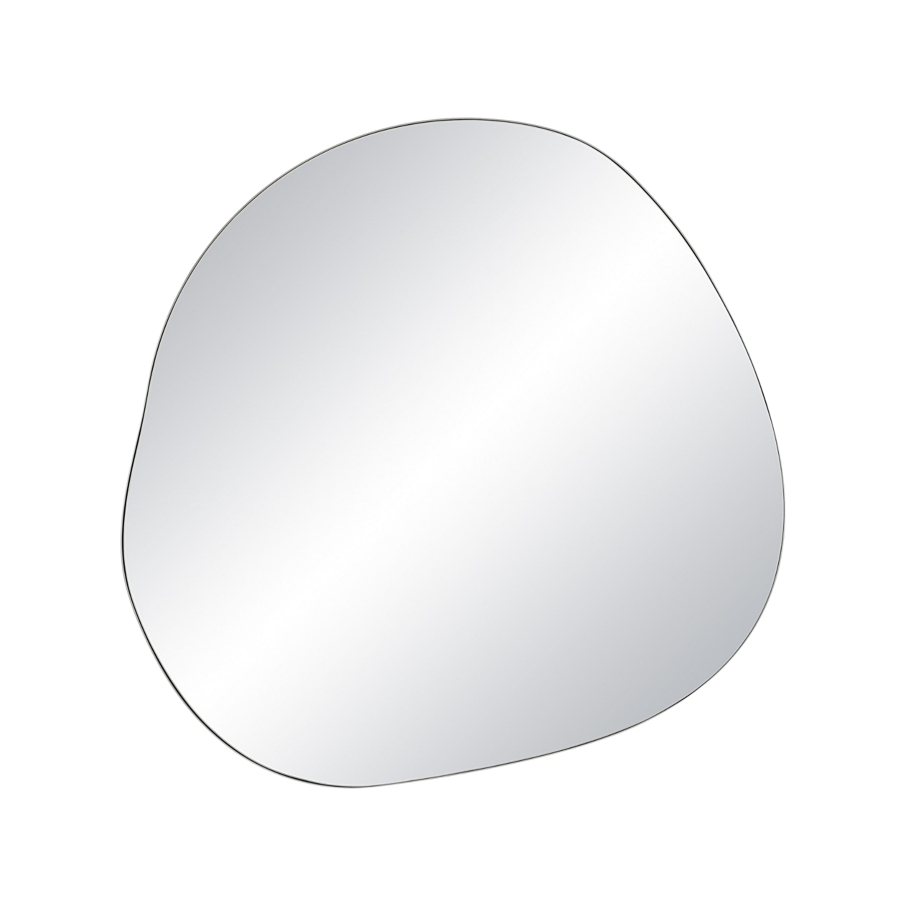 Darlene Wall Mirror 100 - wall mirror Renwil Brushed Nickel