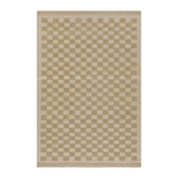 Willa Beige Checkerboard Rug 0-rugs-wool Momeni