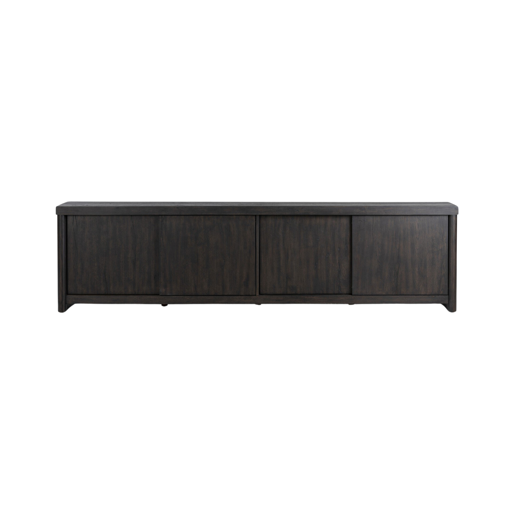 Lysander Media Console 7 - d - FURNITURE - mediastand Four Hands Smoked Black