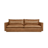 Gus* Modern Sola 86" Sofa 1 - a - FURNITURE - sofa Gus Raleigh Chestnut Leather