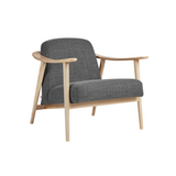 Gus* Modern Baltic Chair FURNITURE - lounge chair Gus Andorra Pewter Natural Ash