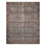 Amber Lewis x Loloi Georgie Denim / Spice Rug 0-patterned rugs Loloi