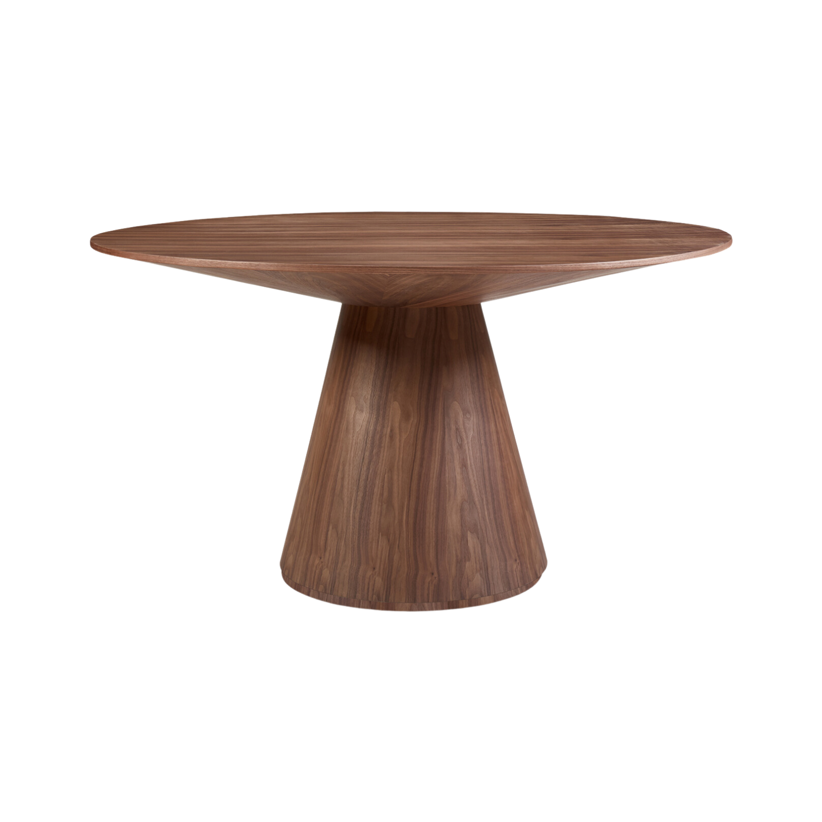 Ortega Dining Table 9 - a - FURNITURE - Dining Table - round Moe's Furniture Walnut