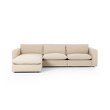 Imogen 3-Piece Sectional Sectionals Four Hands Antwerp Taupe