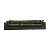 Reina 136" Modular Sofa Sofas Moe's Furniture Deep Green