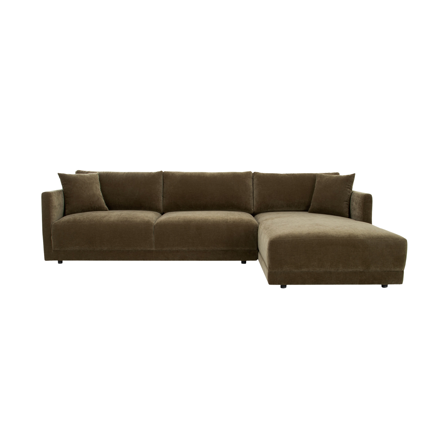 Brienne Sectional Sectionals Moe's Furniture Right Heritage Green