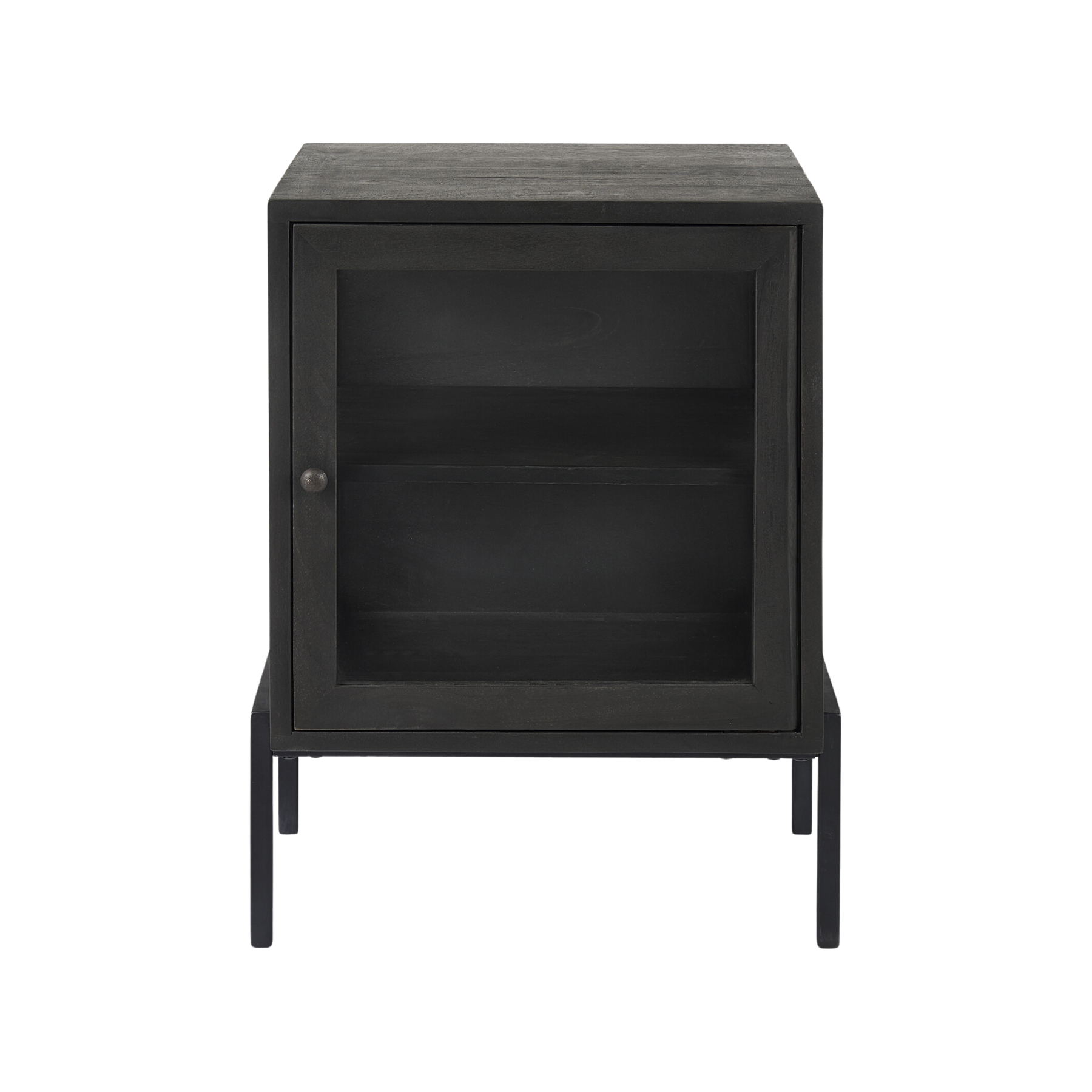 Ariel Side Table 14 - FURNITURE - nightstand Mercana Dark Brown