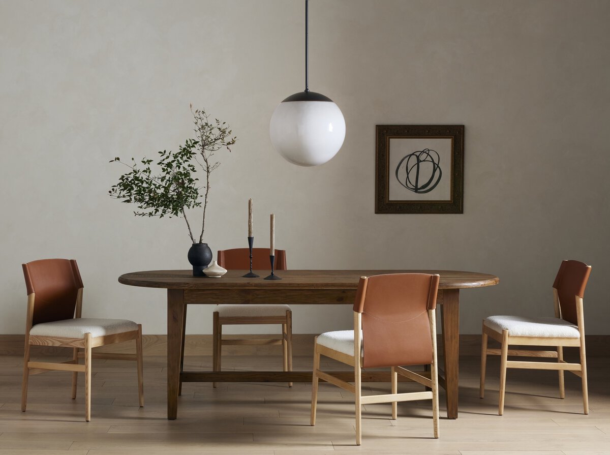 Abelio Dining Table 9 - a - FURNITURE - dining tables Four Hands