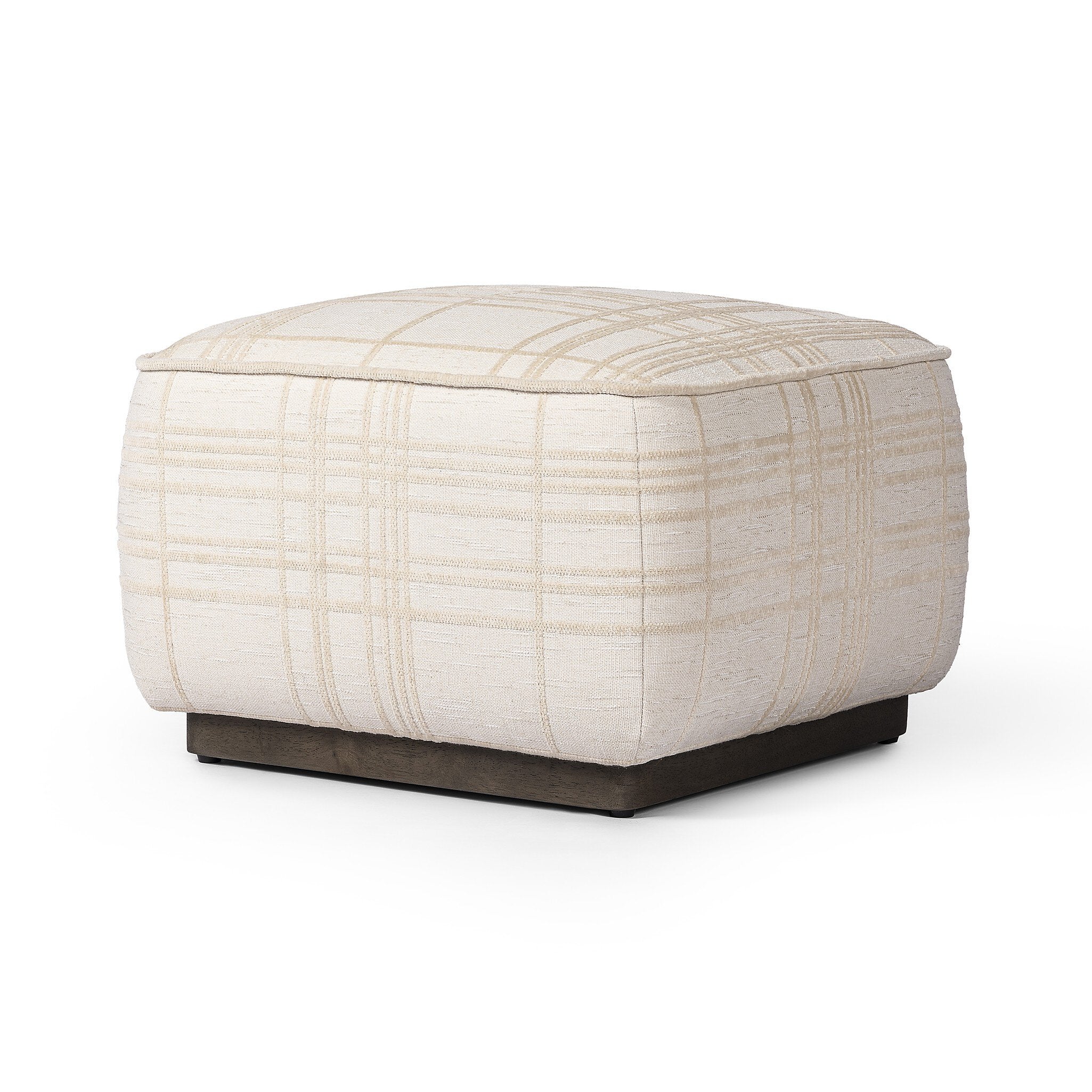 Sinclair Square Ottoman-21" FURNITURE - ottoman Four Hands