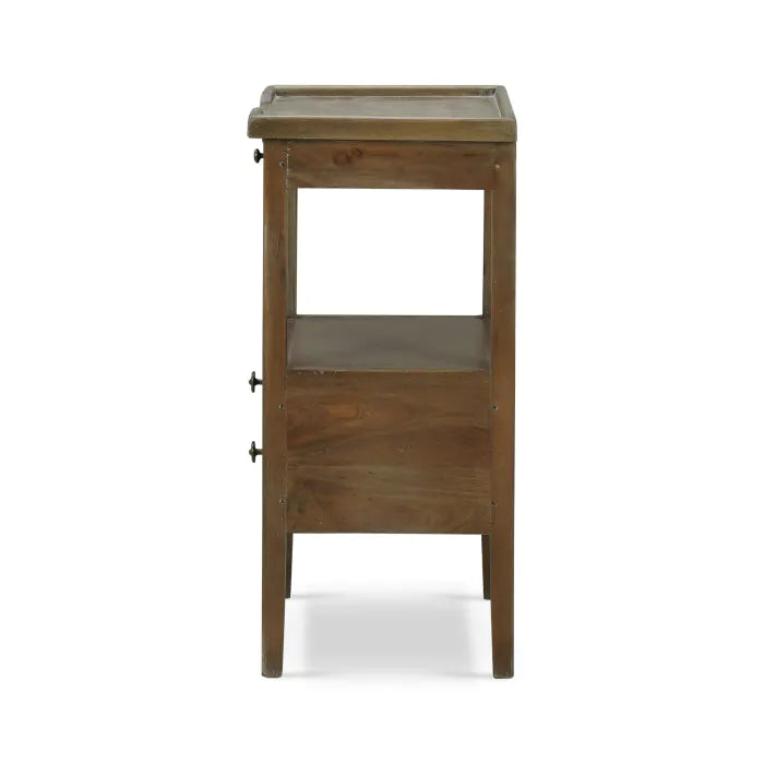 Eamon 2 Drawer Side Table 4 - a - FURNITURE - accent table - wood Bramble