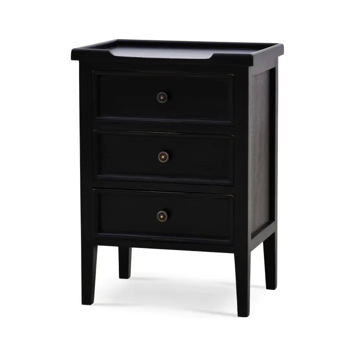 Eamon 3 Drawer Side Table 4 - a - FURNITURE - accent table - wood Bramble