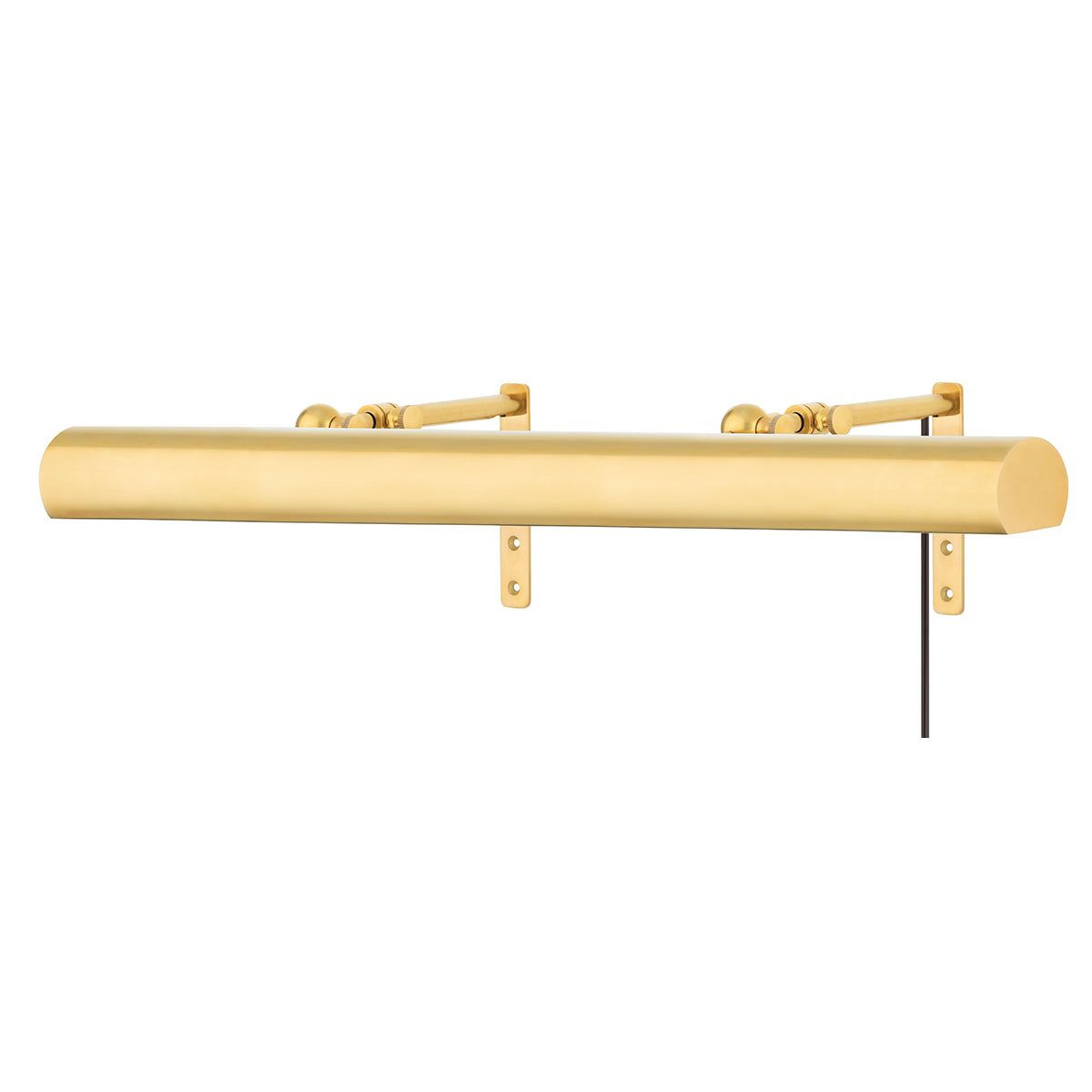 Vernon Picture Light picture light Hudson Valley Lighting 30"W x 5"H Aged Brass