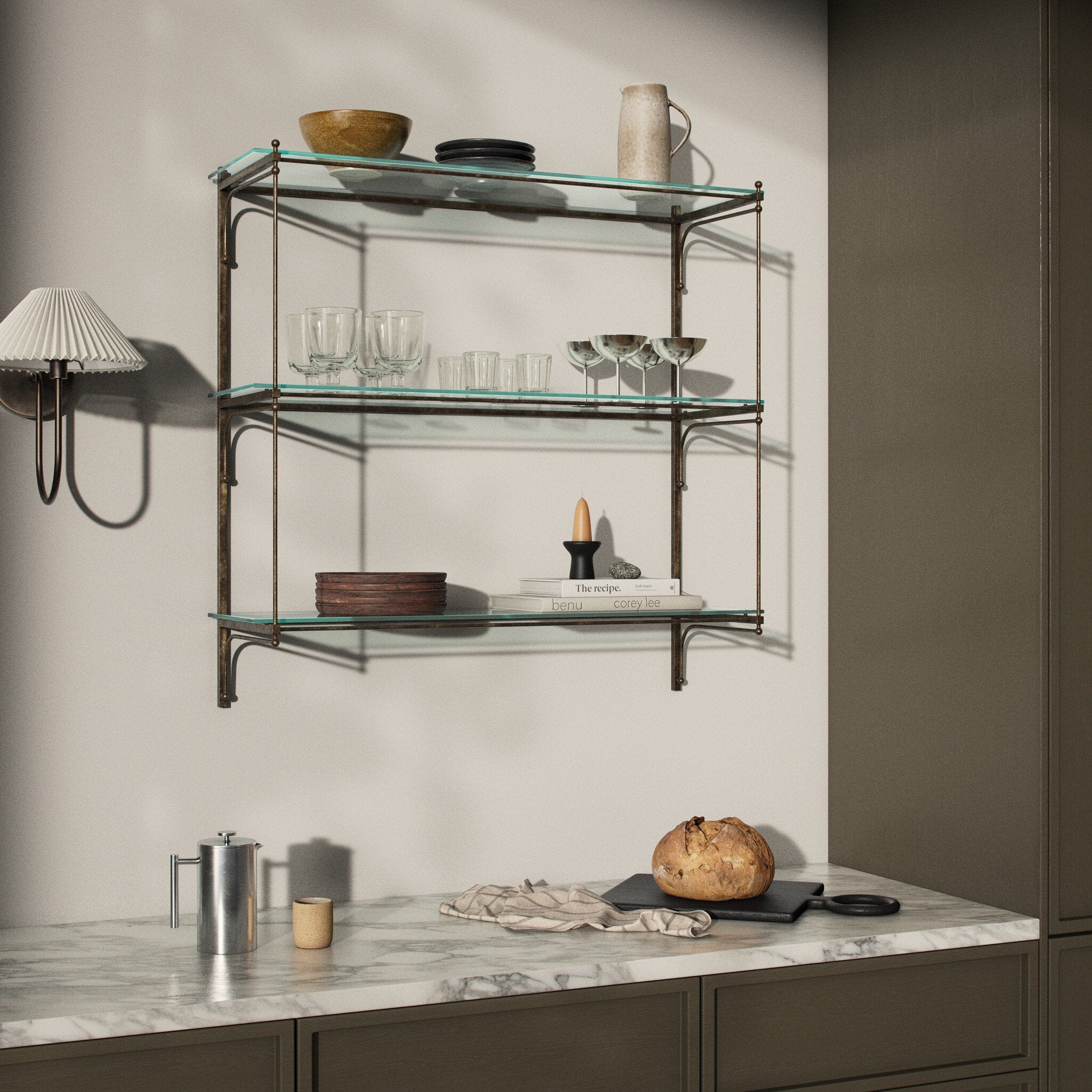 Romilly Shelves FURNITURE - shelving unit Four Hands