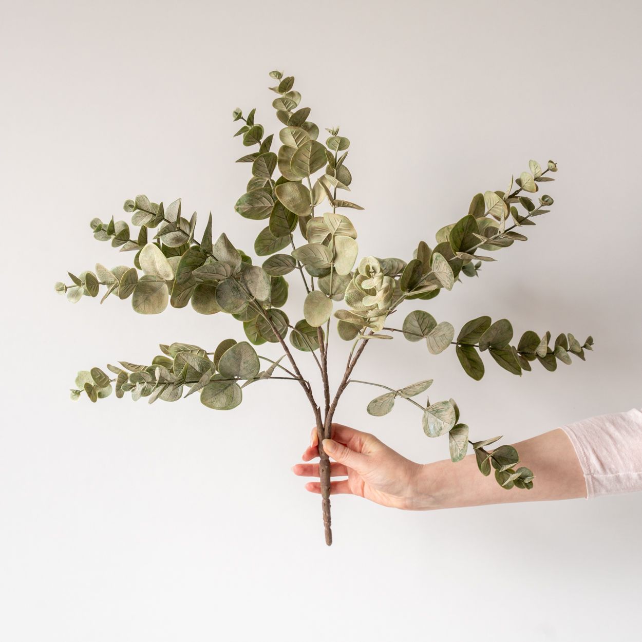 Faux Classic Eucalyptus Spray faux stem Tri W Imports