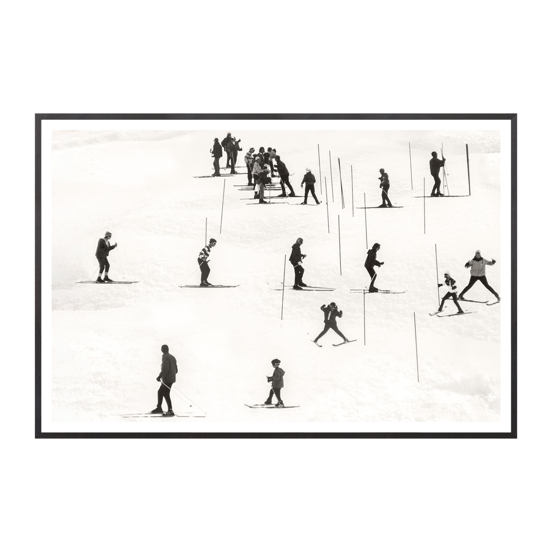 "Ski Trip" Framed Art Print ARTWORK - framed print Celadon Art Medium