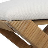 FLOOR MODEL - Taffeta Small Bench FURNITURE - floor model Uttermost