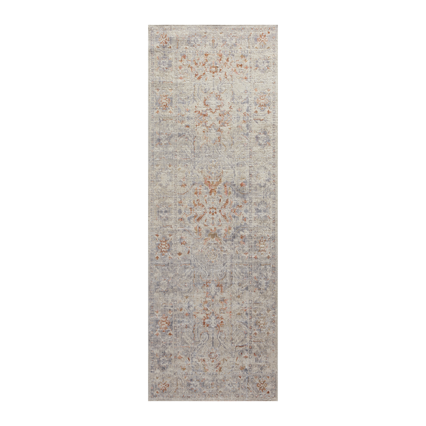Chris Loves Julia x Loloi Rosemarie Oatmeal / Lavender Rug RUGS - patterned Loloi