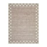 Jude Checkered Border Washable Rug RUGS - washable Surya