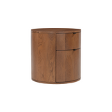 Niko Two Drawer Nightstand - Dark Oak 14 - FURNITURE - nightstand Moe's Furniture