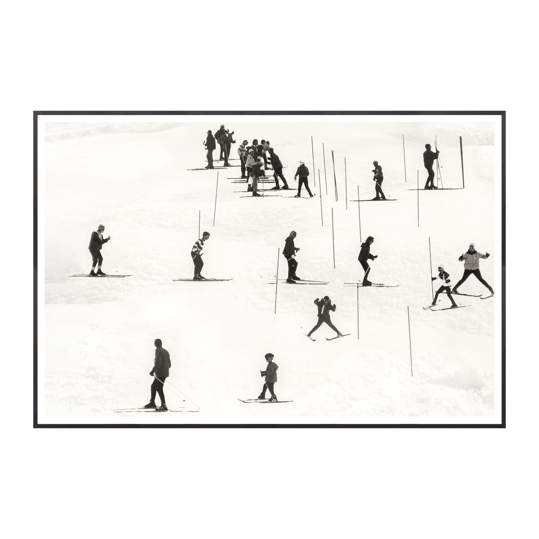 "Ski Trip" Framed Art Print ARTWORK - framed print Celadon Art Large