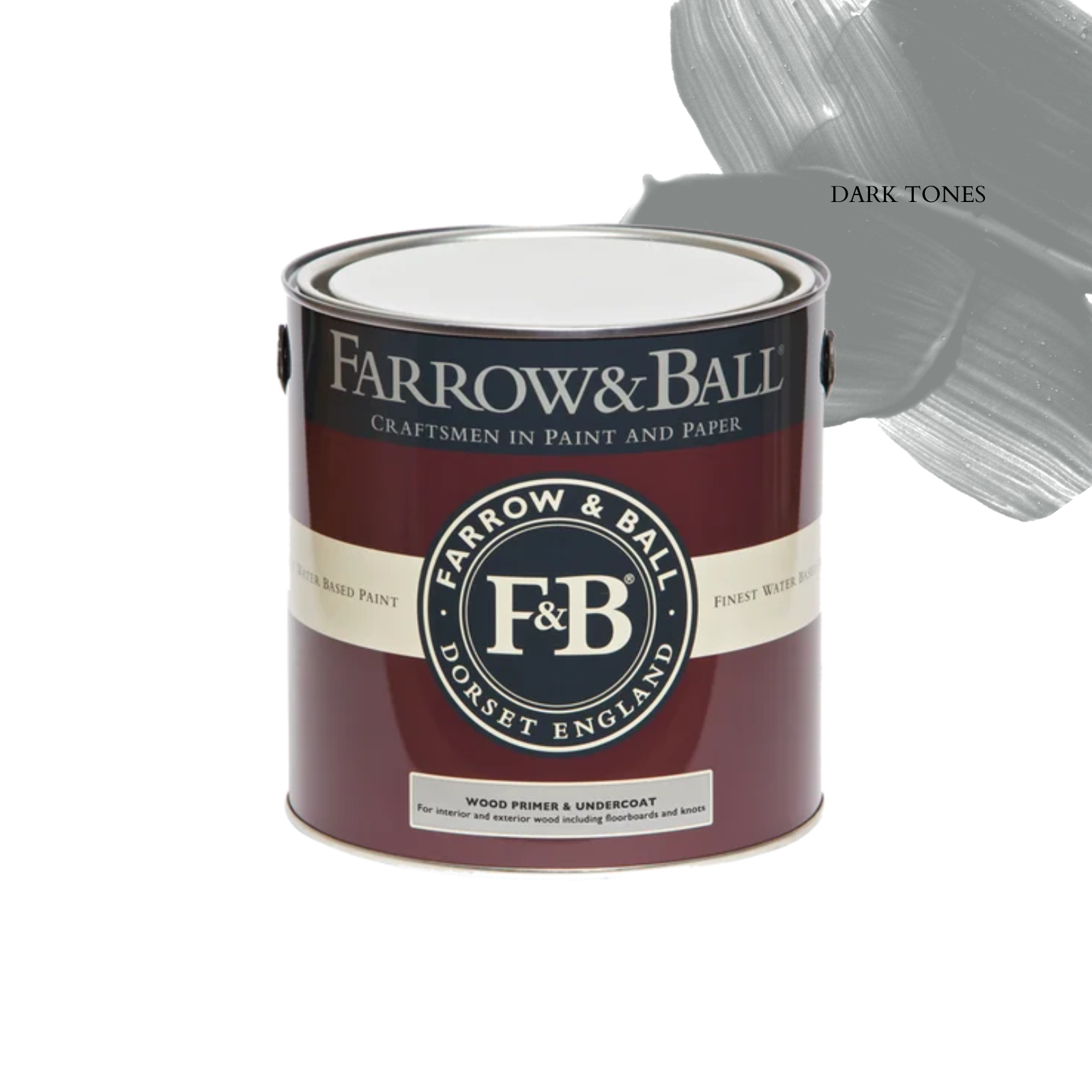 Farrow & Ball Wood Primer and Undercoat - Dark Tones PAINT - Farrow & Ball Farrow & Ball