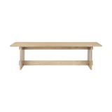 Aidia Bench 11 - FURNITURE - dining bench Mercana Light Honey Wood